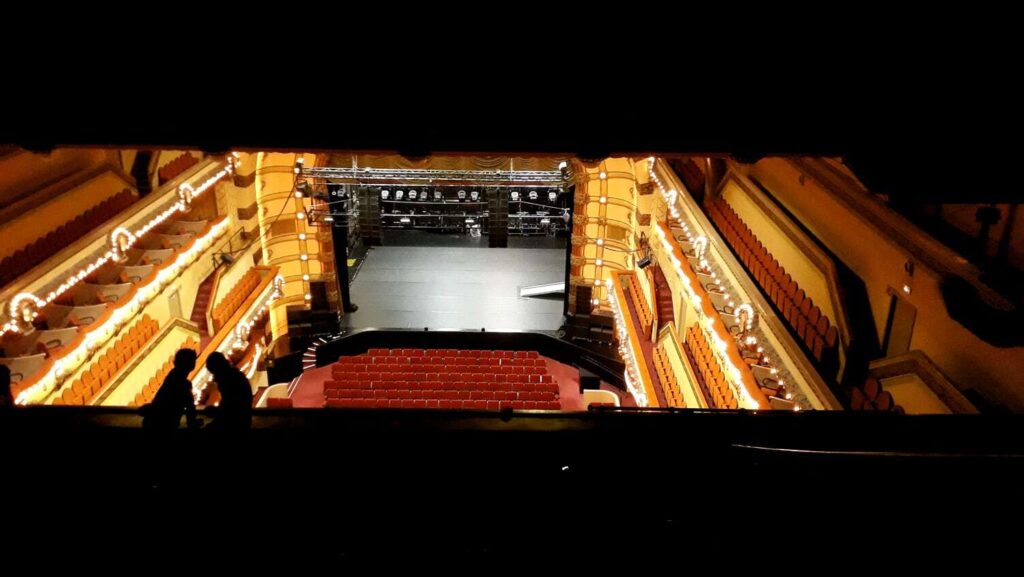 Visite du Forum de Liège avec les étudiants en son - IAD