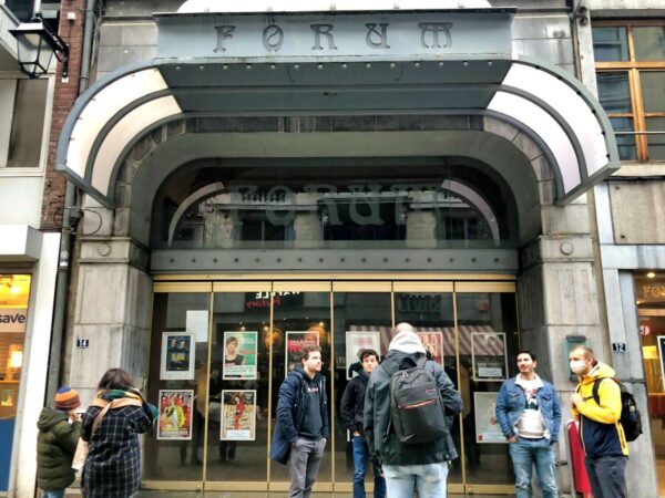 Visite du Forum de Liège avec les étudiants en son