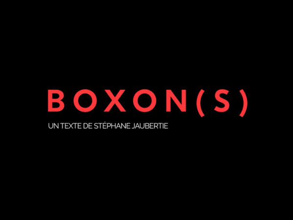 BOXON(S) Teaser - Exercice public Bac3 Théâtre